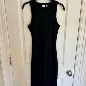 GAP Black Sleeveless Maxi Dress